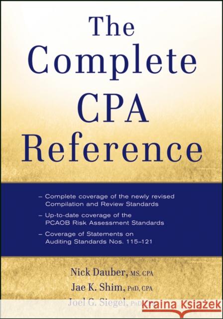 CPA Reference Dauber, Nick A. 9781118115886 Wiley