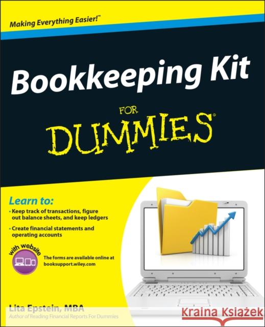 Bookkeeping Kit For Dummies [With CDROM] Epstein, Lita 9781118116456 0
