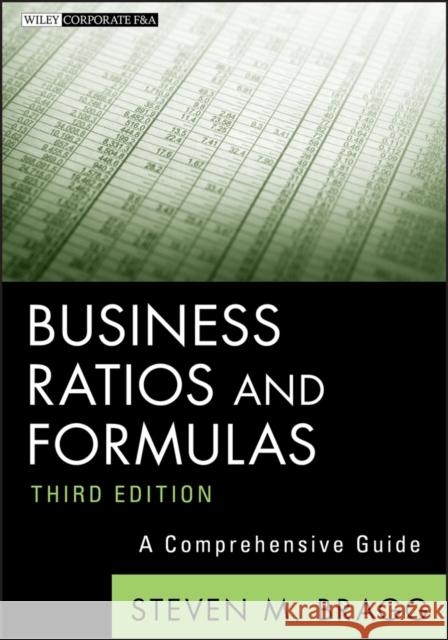 Business Ratios 3E Bragg, Steven M. 9781118169964