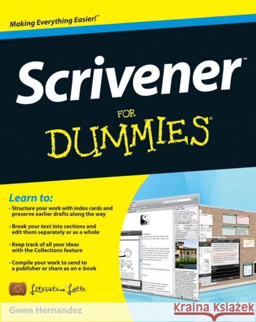 Scrivener for Dummies Hernandez, Gwen 9781118312476