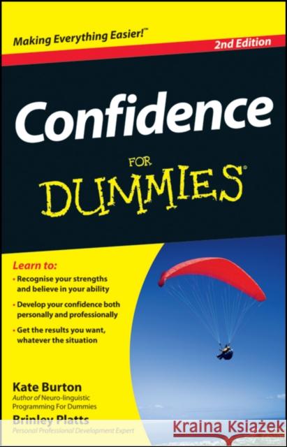 Confidence for Dummies Platts, Brinley 9781118314678