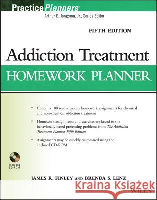 addiction treatment homework planner  Finley, James R. 9781118560594