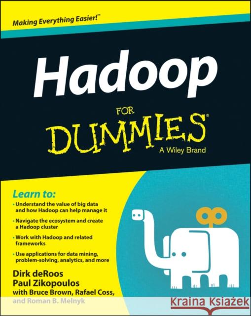 Hadoop For Dummies Dirk deRoos 9781118607558 0
