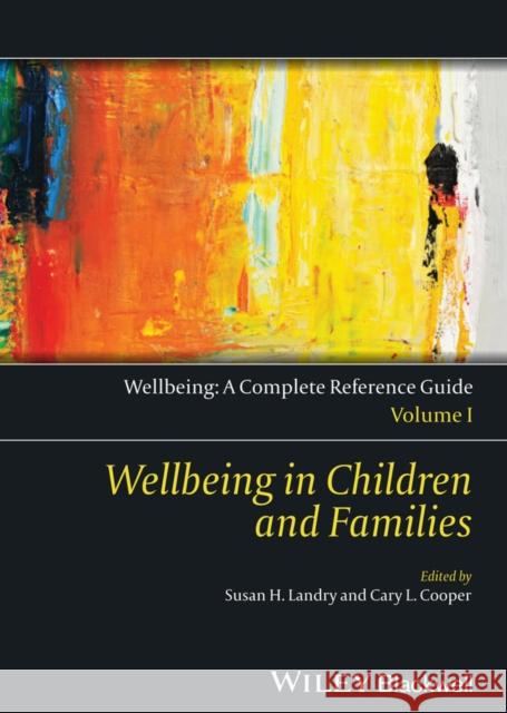 Wellbeing in Children and Families Cooper, Cary 9781118608456