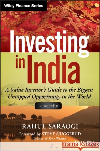 Investing in India +WS Saraogi, Rahul 9781118756096 John Wiley & Sons