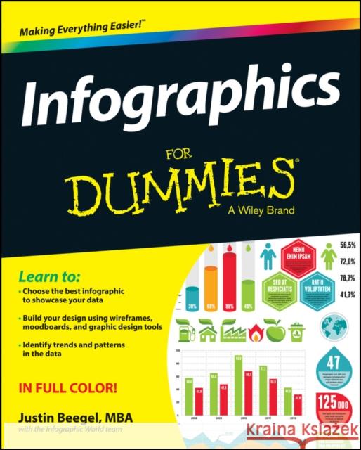 Infographics for Dummies Beegel, Justin 9781118792384 John Wiley & Sons