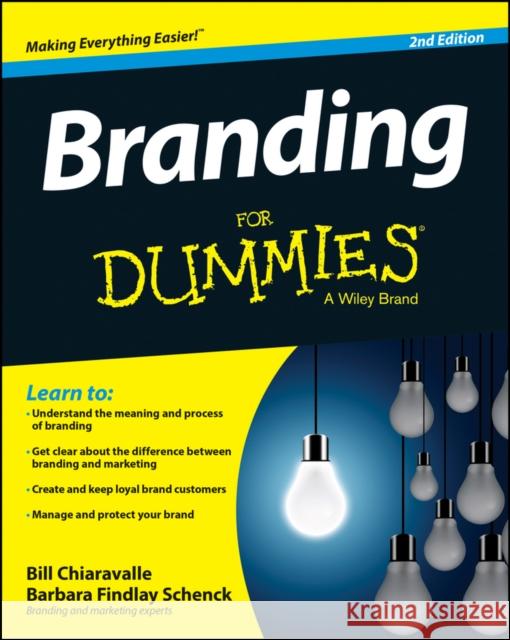 Branding For Dummies Barbara Findlay Schenck 9781118958087 John Wiley & Sons Inc