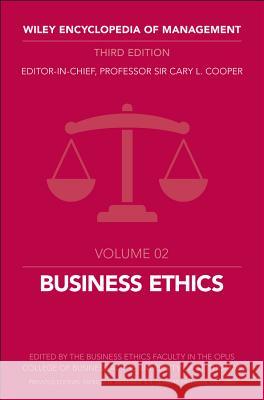 Business Ethics Cary L. Cooper 9781119002307