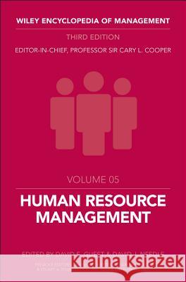 Human Resource Management Cary L. Cooper 9781119002345
