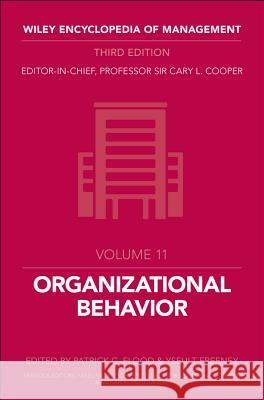 Organizational Behavior Cary L. Cooper 9781119002390