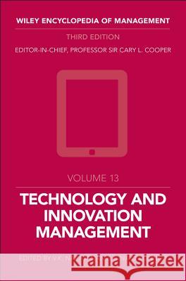 Technology and Innovation Cary L. Cooper 9781119002413