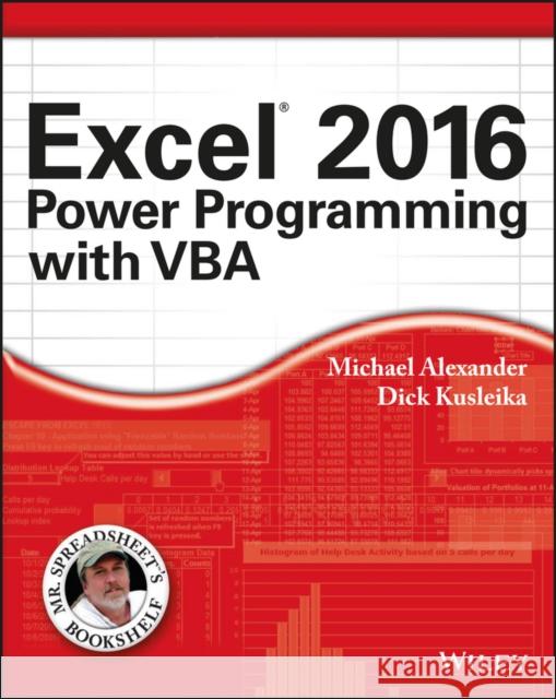 Excel 2016 Power Programming with VBA Walkenbach 9781119067726 Wiley