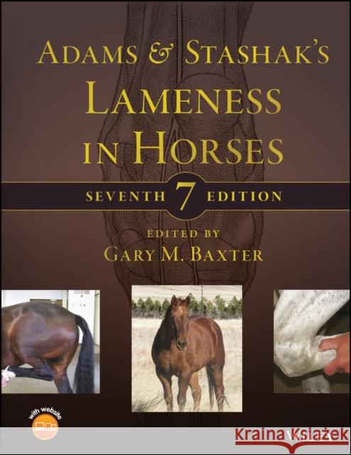 Adams and Stashak's Lameness in Horses Gary M. Baxter 9781119276685 Wiley-Blackwell