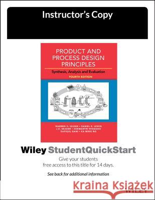 Product and Process Design Principles Ka Ming (Hong Kong University of Science and Technology, Hong Kong) Ng 9781119282631