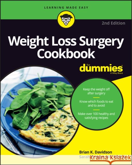 Weight Loss Surgery Cookbook Fd 2e Davidson, Brian K. 9781119286158 For Dummies