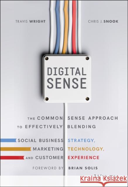 Digital Sense: The Common Sense Approach to Effectively Blending Social Business Strategy, Marketing Technology, and Customer Experie Wright, Travis 9781119291701