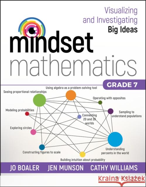 Mindset Mathematics: Visualizing and Investigating Big Ideas, Grade 7 Jo Boaler Jen Munson Cathy Williams 9781119357919 Jossey-Bass
