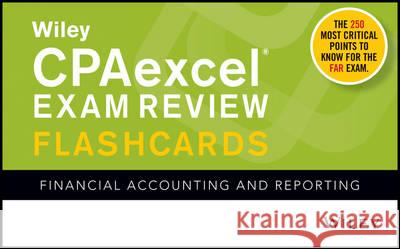Wiley CPAexcel Exam Review Flashcards: Financial Accounting and Reporting Wiley   9781119369332 John Wiley & Sons Inc