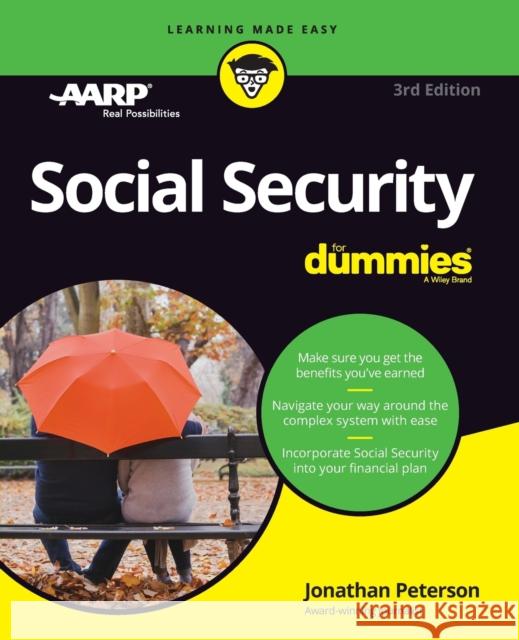 Social Security For Dummies Jonathan Peterson 9781119375739 John Wiley & Sons Inc