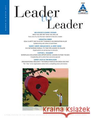 Leader to Leader, Volume 83, Winter 2016 Wiley,  9781119378235 John Wiley & Sons