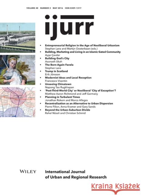 International Journal of Urban and Regional Research Gandy, M 9781119383208