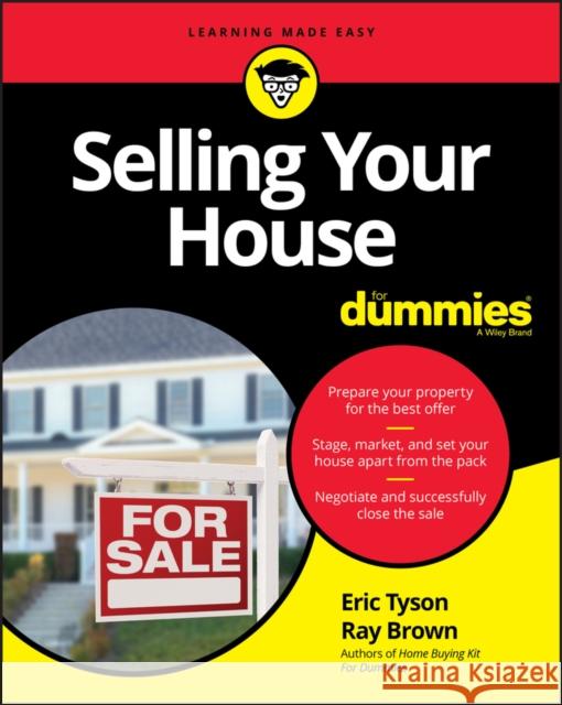 Selling Your House for Dummies Tyson, Eric 9781119434238