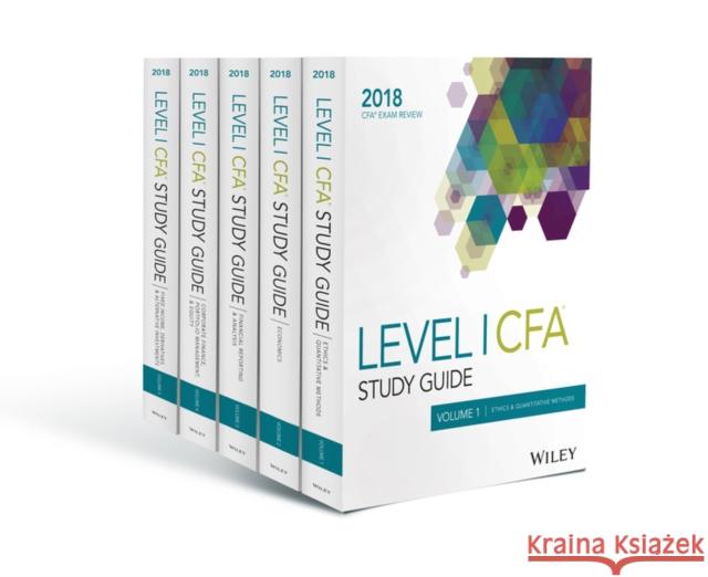 Wiley Study Guide for 2018 Level I Cfa Exam: Complete Set Wiley 9781119435310 