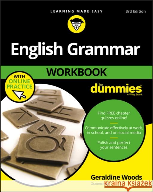 English Grammar Workbook For Dummies with Online Practice Geraldine (New York, New York) Woods 9781119455394