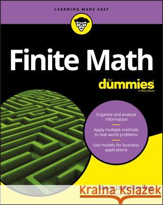 Finite Math for Dummies Sterling, Mary Jane 9781119476368 For Dummies