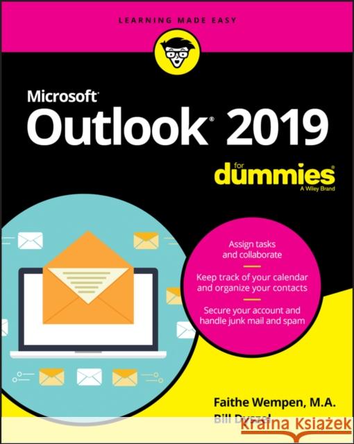 Outlook 2019 for Dummies Wempen, Faithe 9781119514091 For Dummies