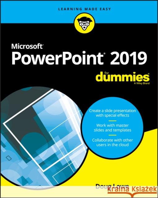 PowerPoint 2019 for Dummies Lowe, Doug 9781119514220
