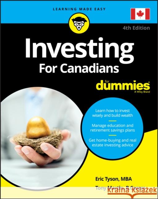 Investing for Canadians for Dummies Martin, Tony 9781119522317