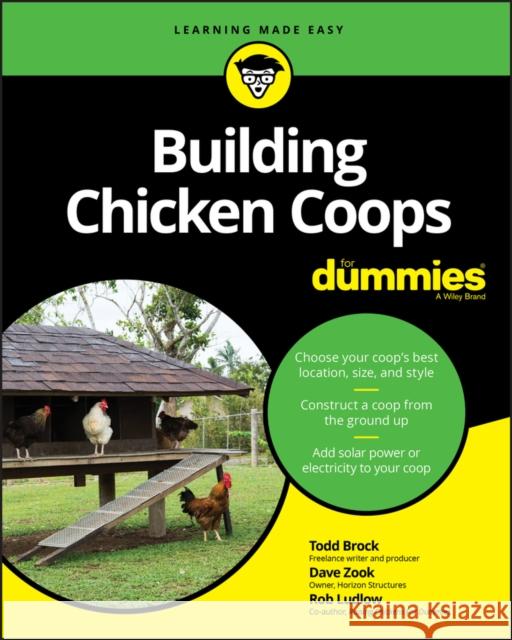 Building Chicken Coops for Dummies Brock, Todd 9781119543923