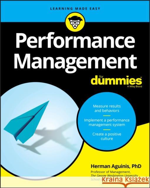 Performance Management For Dummies Herman Aguinis 9781119557654