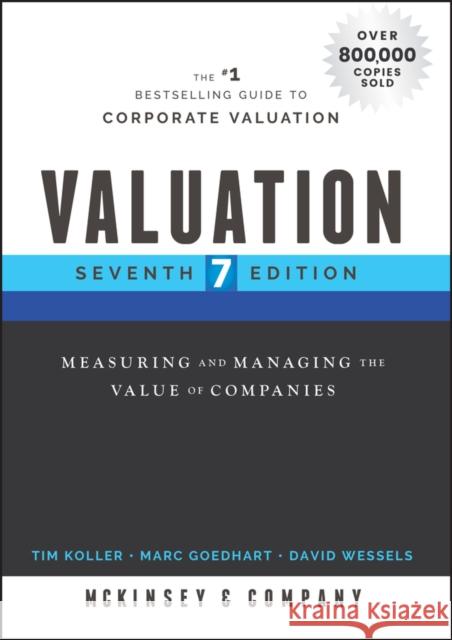 Valuation: Measuring and Managing the Value of Companies McKinsey & Company Inc 9781119610885 John Wiley & Sons Inc