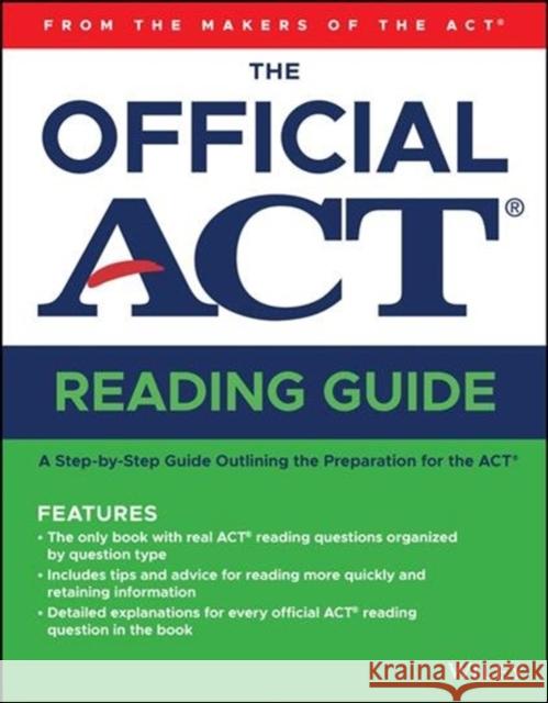 The Official ACT Reading Guide Act 9781119634553 Wiley