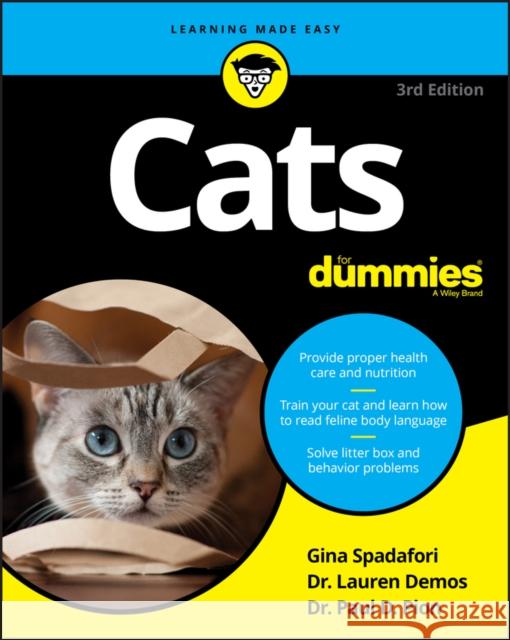 Cats For Dummies Paul D. Pion 9781119646266 For Dummies