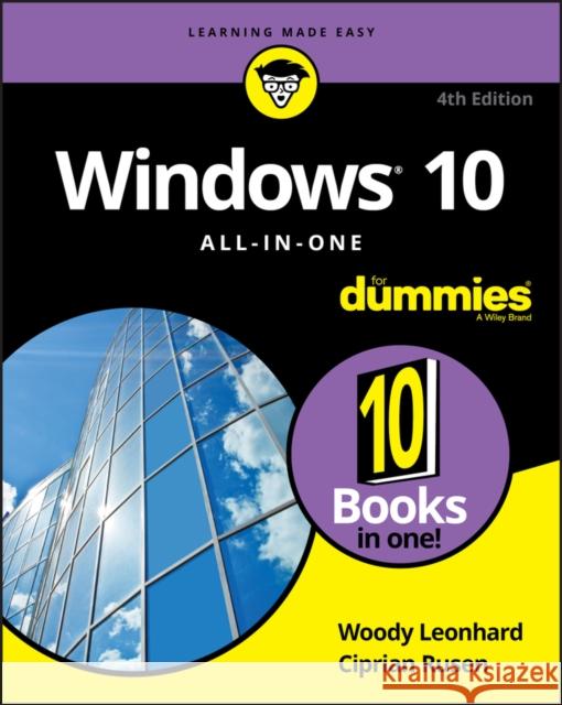 Windows 10 All-In-One for Dummies Leonhard, Woody 9781119680574