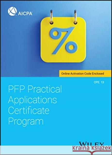 Pfp Practical Applications Certificate Program Aicpa 9781119696094 Wiley