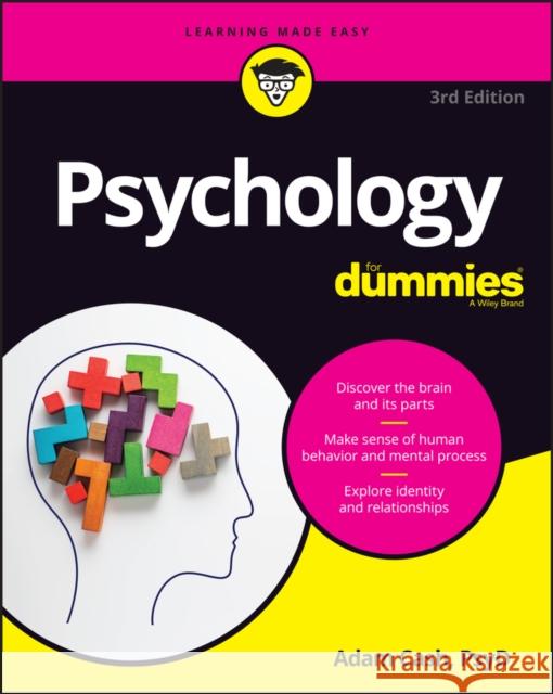 Psychology For Dummies Adam (Chapman University, Orange, CA) Cash 9781119700296