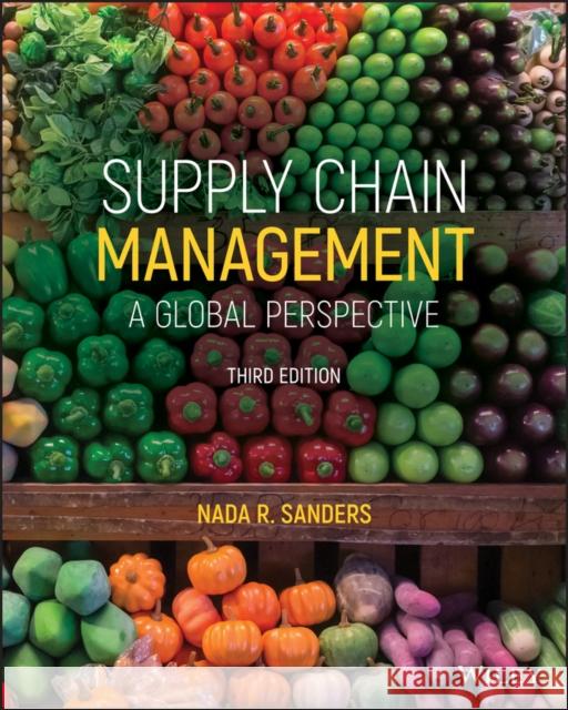 Supply Chain Management Nada R. Sanders 9781119702863 
