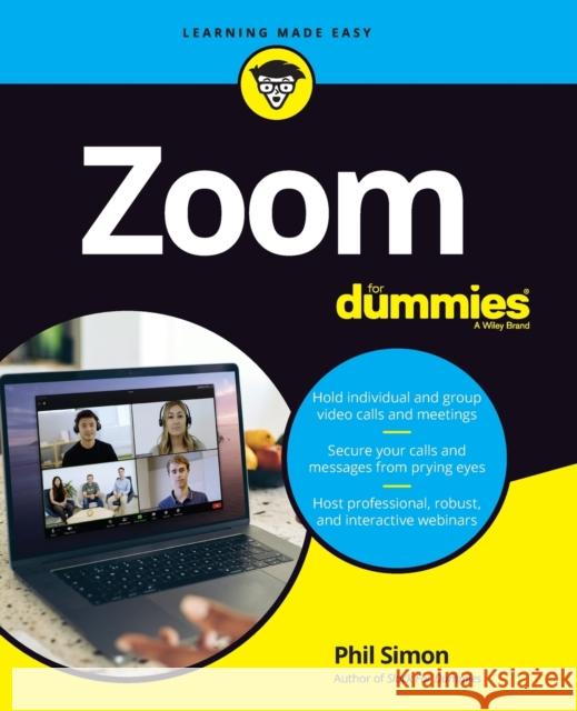 Zoom for Dummies Simon, Phil 9781119742142 For Dummies