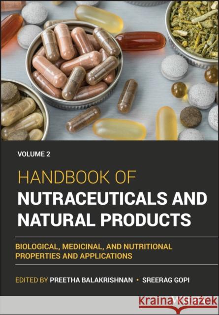 Handbook of Nutraceuticals and Natural Products Vo lume 2 P Balakrishnan 9781119746812 