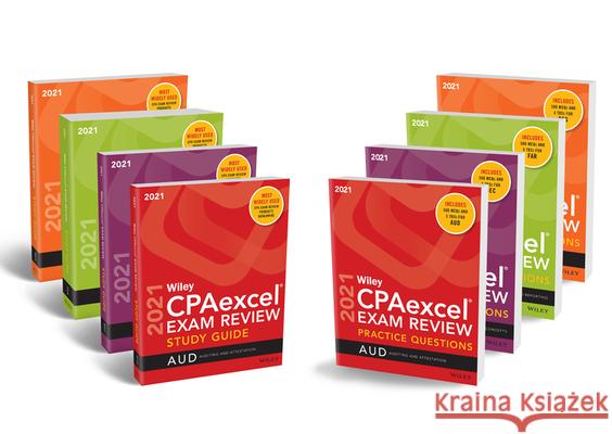 Wiley Cpaexcel Exam Review 2021 Study Guide + Question Pack: Complete Set  9781119761549 Wiley