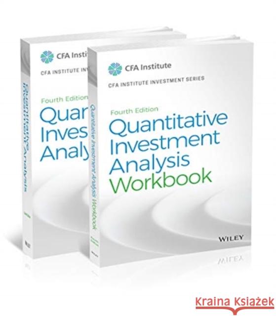 Quantitative Investment Analysis Cfa Institute 9781119790150 Wiley