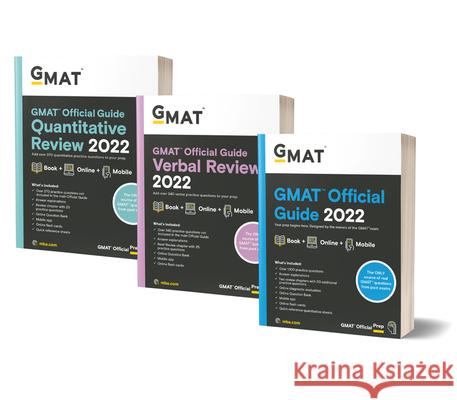GMAT Official Guide 2022 Bundle: Books + Online Question Bank Gmac (Graduate Management Admission Coun 9781119794011 Wiley