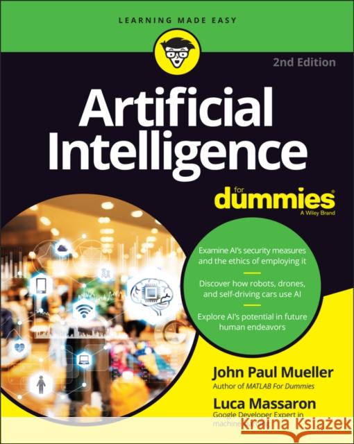 Artificial Intelligence For Dummies Luca Massaron 9781119796763 John Wiley & Sons Inc