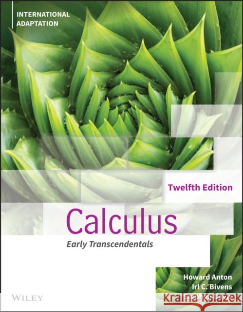 CALCULUS EARLY TRANSCENDENTALS 12TH EDIT HOWARD ANTON 9781119820482