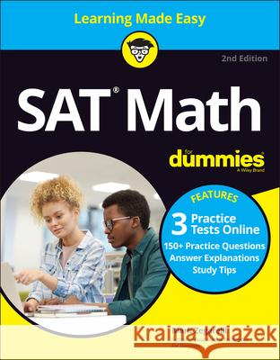 SAT Math for Dummies with Online Practice Mark Zegarelli 9781119828365 