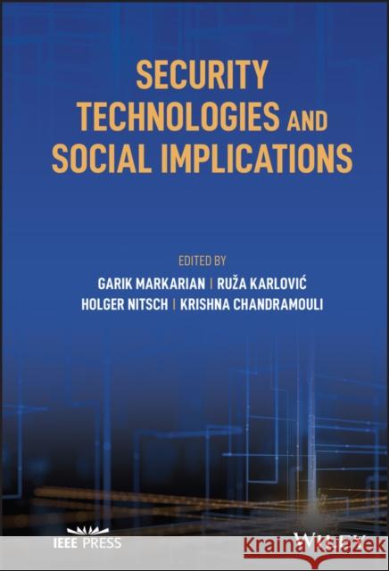 Security Technologies and Social Implications  9781119834144 John Wiley and Sons Ltd